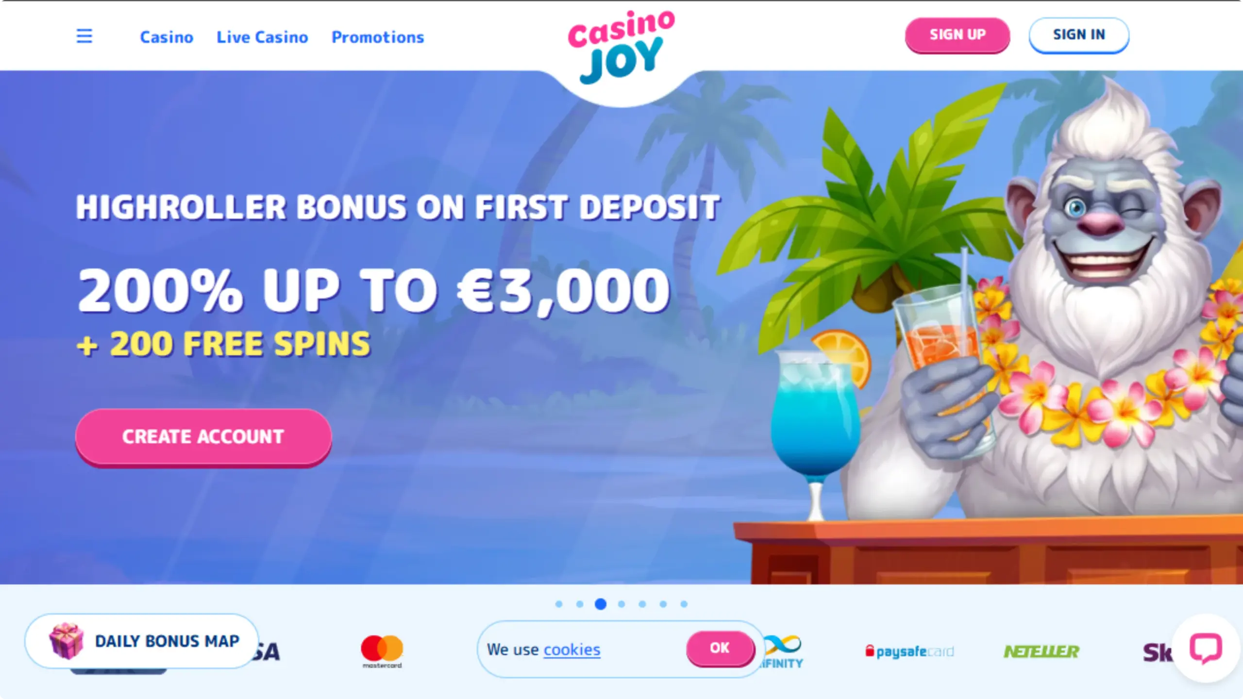 CasinoJoy Desktop