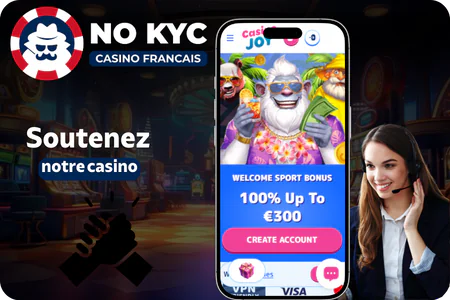 Casinojoy Soutenez notre casino
