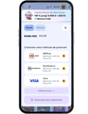 Casinolab Effectuez votre premier depot