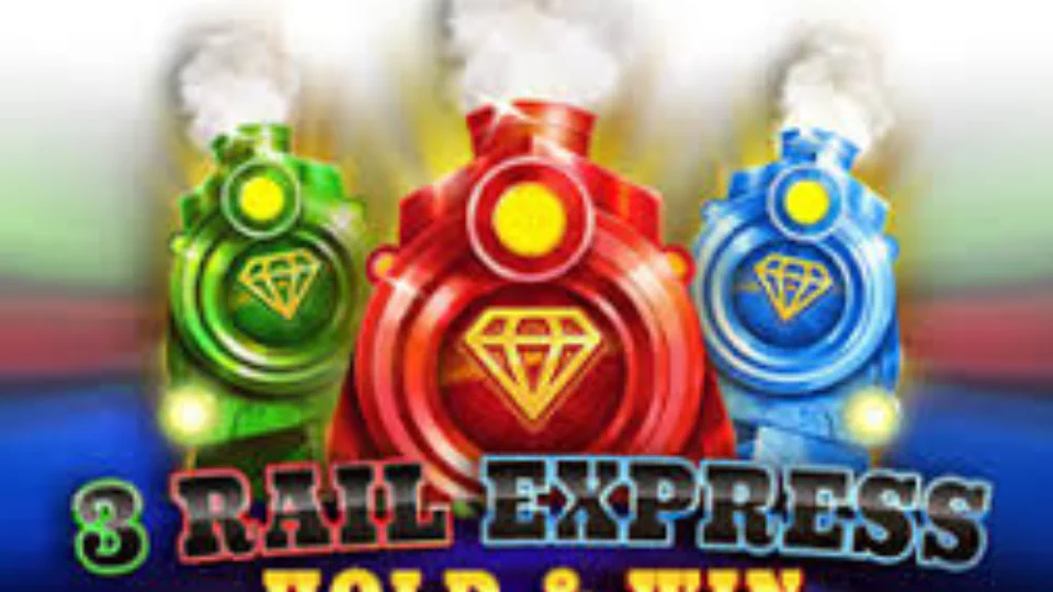 3 Rail Express - Slot avec trains et multiplicateurs